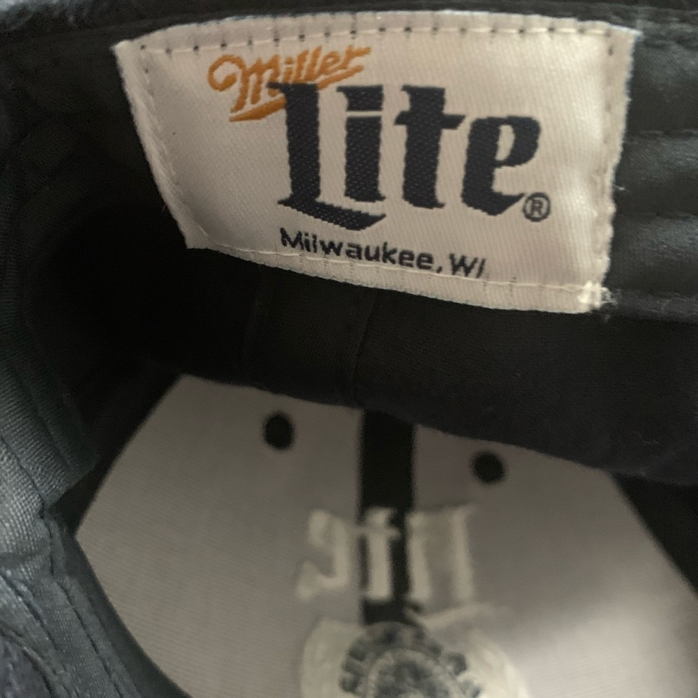 Miller Lite Beer Snapback Embroidered Baseball Hat - Picture 7 of 8
